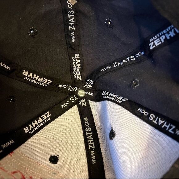 Rare Vintage Detroit Red Wings Zephyr cap with Z fit Official NHL - Picture 3 of 12